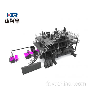 machine de tissu filtrant non tissé en polypropylène noir